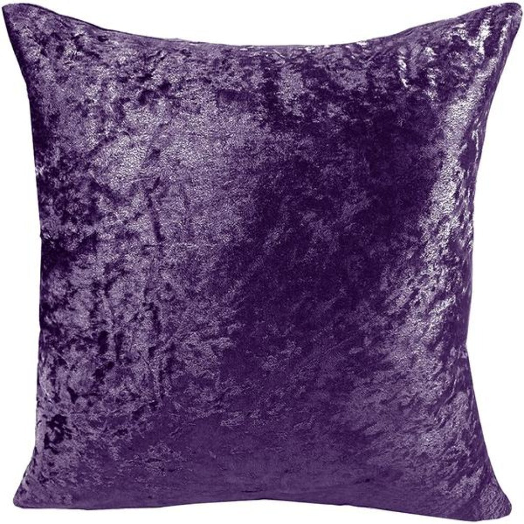 Mauve crushed velvet cushions best sale