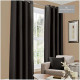 Plain Faux Silk Eyelet Curtains - Comfort Valley silk eyelet curtains uk, faux silk eyelet curtains uk, eyelet door curtains uk, eyelet door curtains thermal, Eyelet Curtains UK