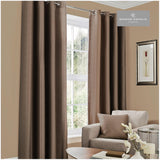 Plain Faux Silk Eyelet Curtains - Comfort Valley silk eyelet curtains uk, faux silk eyelet curtains uk, eyelet door curtains uk, eyelet door curtains thermal, Eyelet Curtains UK