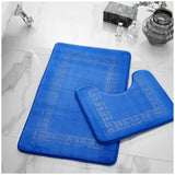 Luxury Soft & Cozy 2PC Diamond Memory Bath Mat Set - Comfort Valley Non slip Bath Mat, Large bath mat, extra large bath rug non slip, bath mats uk large, bath mats uk cotton, bath mats uk