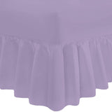 Comfort Valley | Extra Deep Frilled Valance Sheet Fitted Sheet - Bed Sheet - 30CM Deep Box - Frill 40CM Long Valance Fitted Sheet Poly Cotton Bedding - Bed Base Skirt - Comfort Valley valance sheets king size, valance sheets double white, valance sheet king size, valance sheet double, single valance sheet, Deep Fitted Valance Sheet