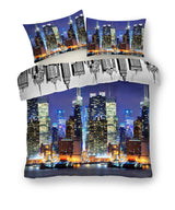 New York Night Life duvet cover set - Comfort Valley