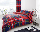 Newton Tartan Duvet Cover Set - Comfort Valley