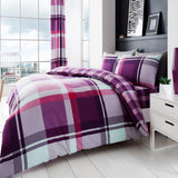 Waverly Check Duvet Cover Set - Comfort Valley Best Duvet Covers UK, Single Duvet Cover Set, Double Duvet Cover Set, King Size Duvet Cover Set