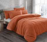 Luxurious Plain Teddy Duvet Cover Set