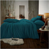 Luxurious Plain Teddy Duvet Cover Set