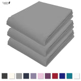 Comfort Valley Easy Care - Poly Cotton Flat Sheet - Bedsheet - 11 Colours - Pack of 3 Sheets - Comfort Valley white sheet, single sheets flat, single flat sheets, Single Flat Sheet White, single flat sheet size uk, Single Flat Sheet Cotton, king size sheets flat, Flat sheets, Cotton Flat Sheet only